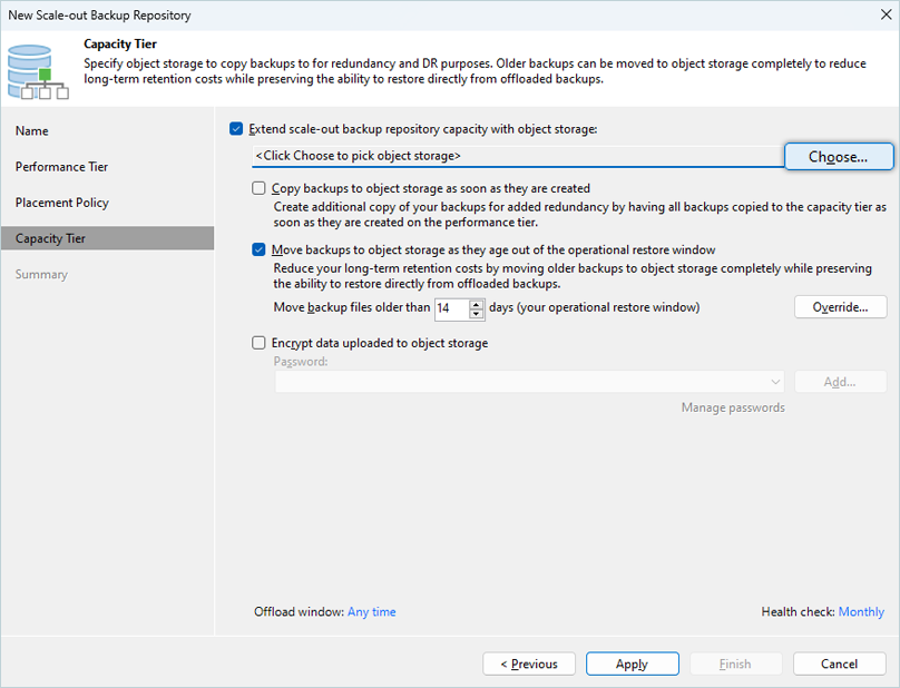 IDrive e2 with Veeam 13