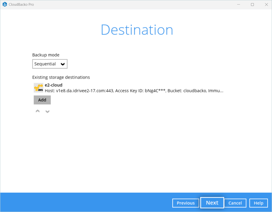 Destination Added