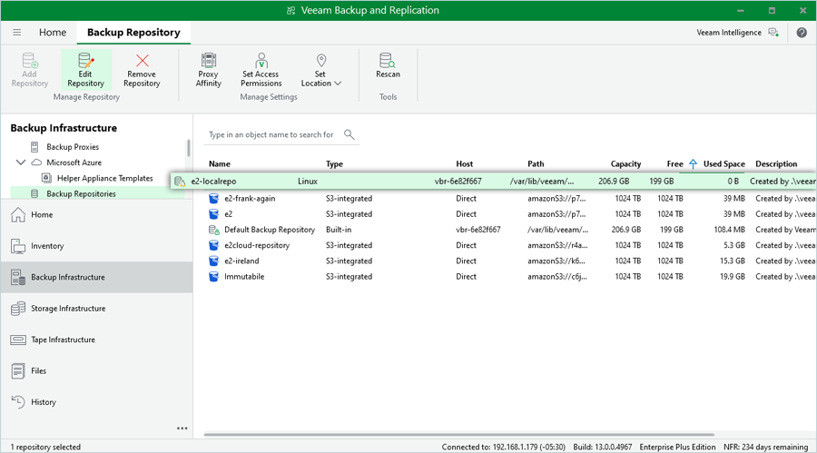 IDrive e2 with Veeam 13