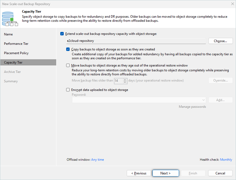 IDrive e2 with Veeam 13