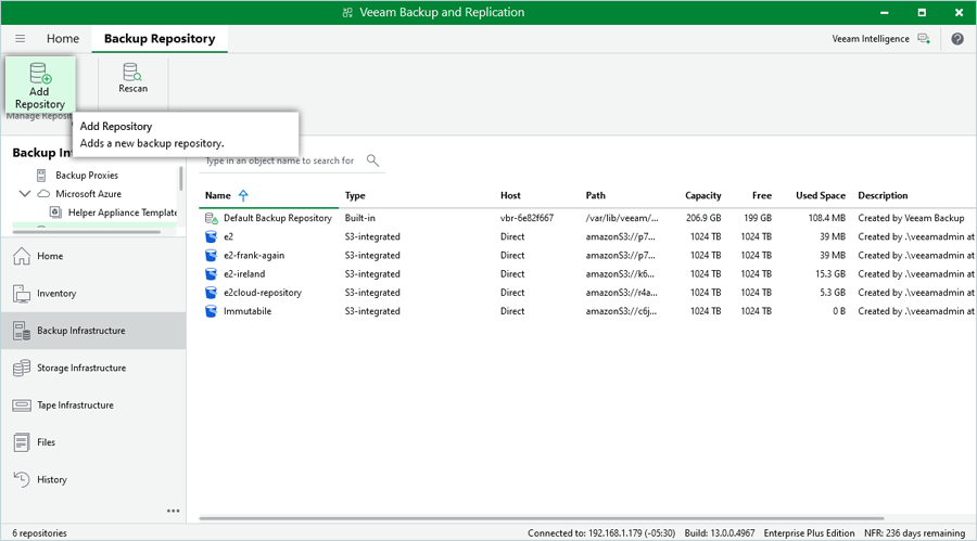 IDrive e2 with Veeam 13