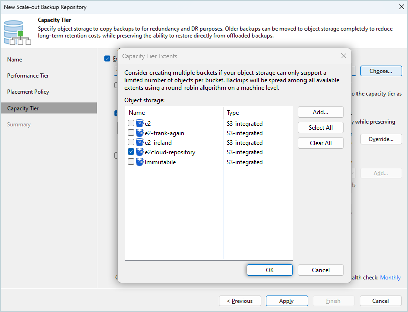 IDrive e2 with Veeam 13
